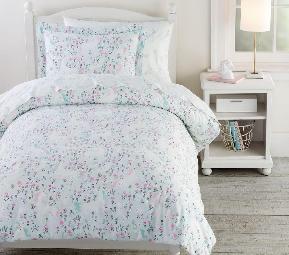 Organic Mystical Unicorn Duvet Cover